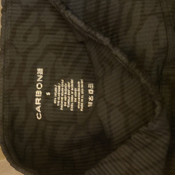 Carbon38 2 Pairs Leggings small ribbed black And Blue - Picture 5 of 13